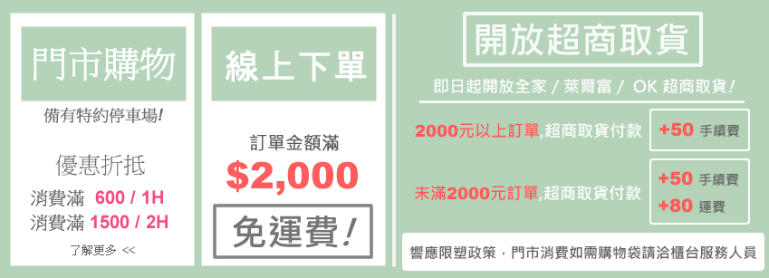 門市購物停車說明 門市購物停車說明