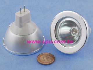 1W 白光 MR16 LED杯燈 DC/AC 12V(8~14V) 1W 白光 MR16 LED杯燈 DC/AC 12V(8~14V)