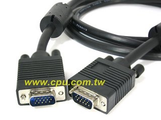 VGA 15P 公對公雙頭+Core x10M