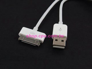 iPod iPhone蘋果相容USB傳輸  2M加長 白色傳...
