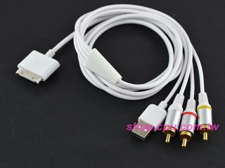 蘋果iPAD iphone 4 iphone 4s ipad 2用  AV端子...