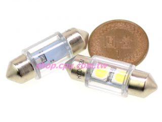 31mm 白光2LED DC12V車內燈