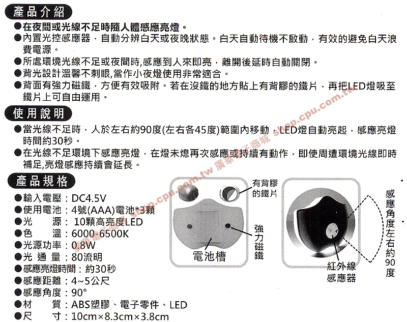商品說明 商品說明