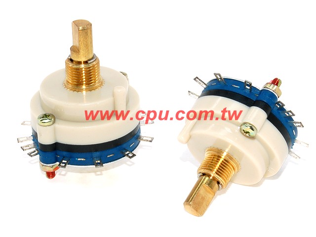 RCL371-1-2-6 (F37102-003) 單層六段 2回路 密封波段開關(焊腳)16F | 廣華電子