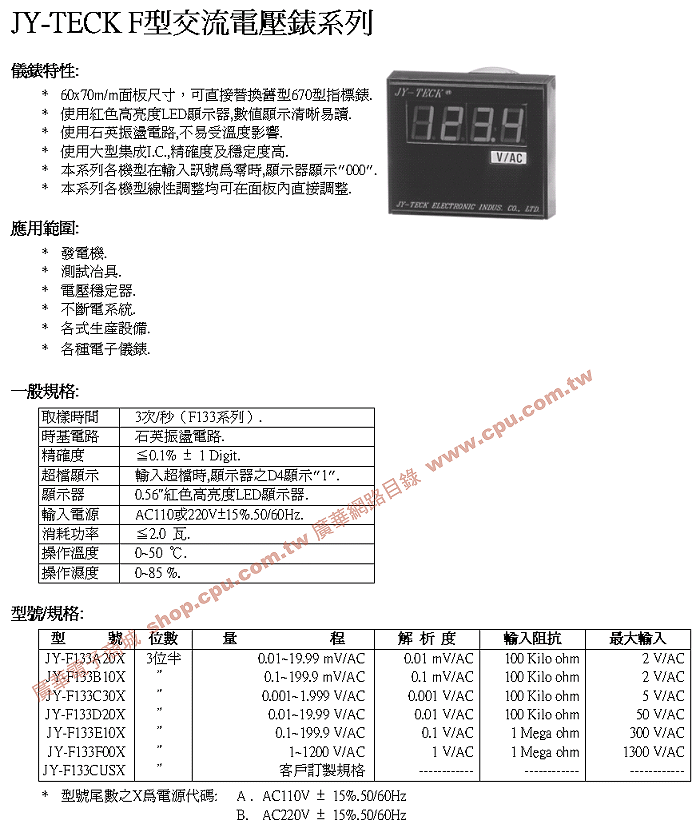 商品說明