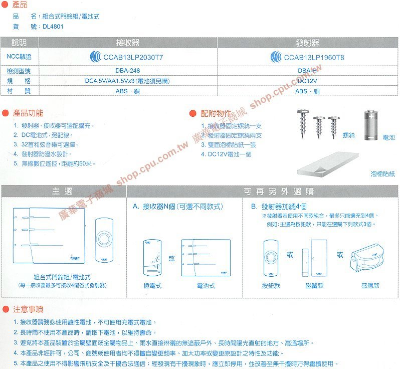 商品說明