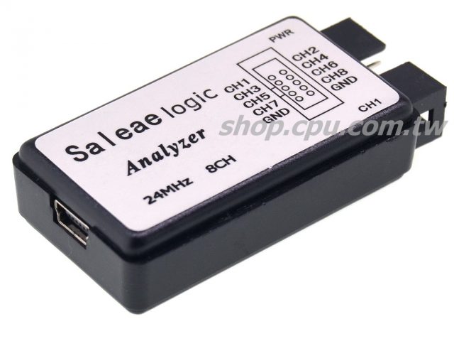 Logic 8 Saleae Logic8 24mhz 8通道邏輯分析儀arm Fpga 調整 需連接電腦 附軟體 廣華電子