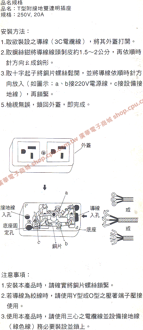 商品說明