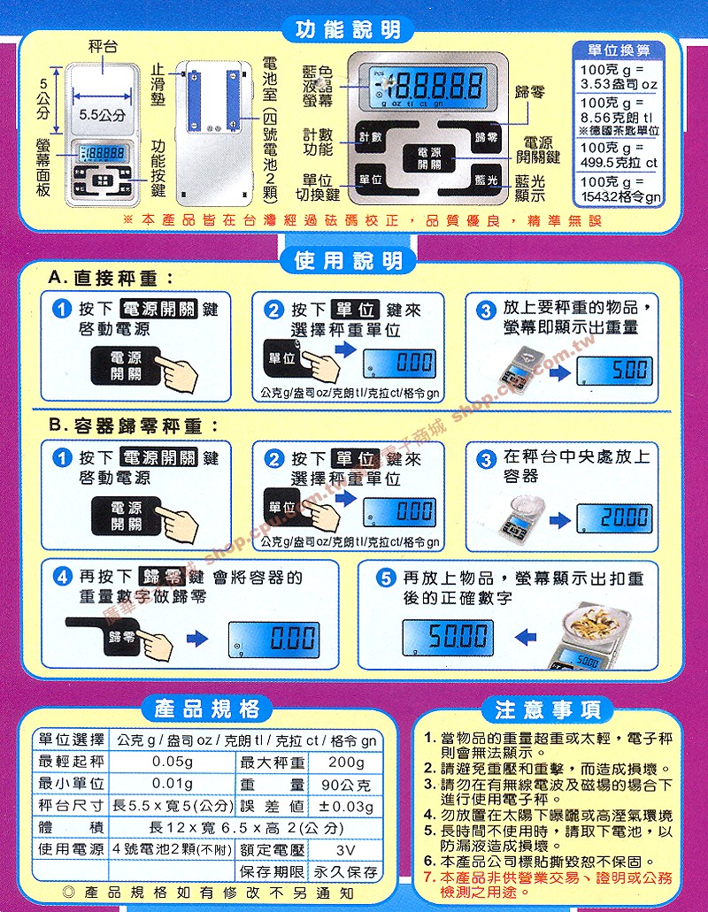 商品說明 商品說明
