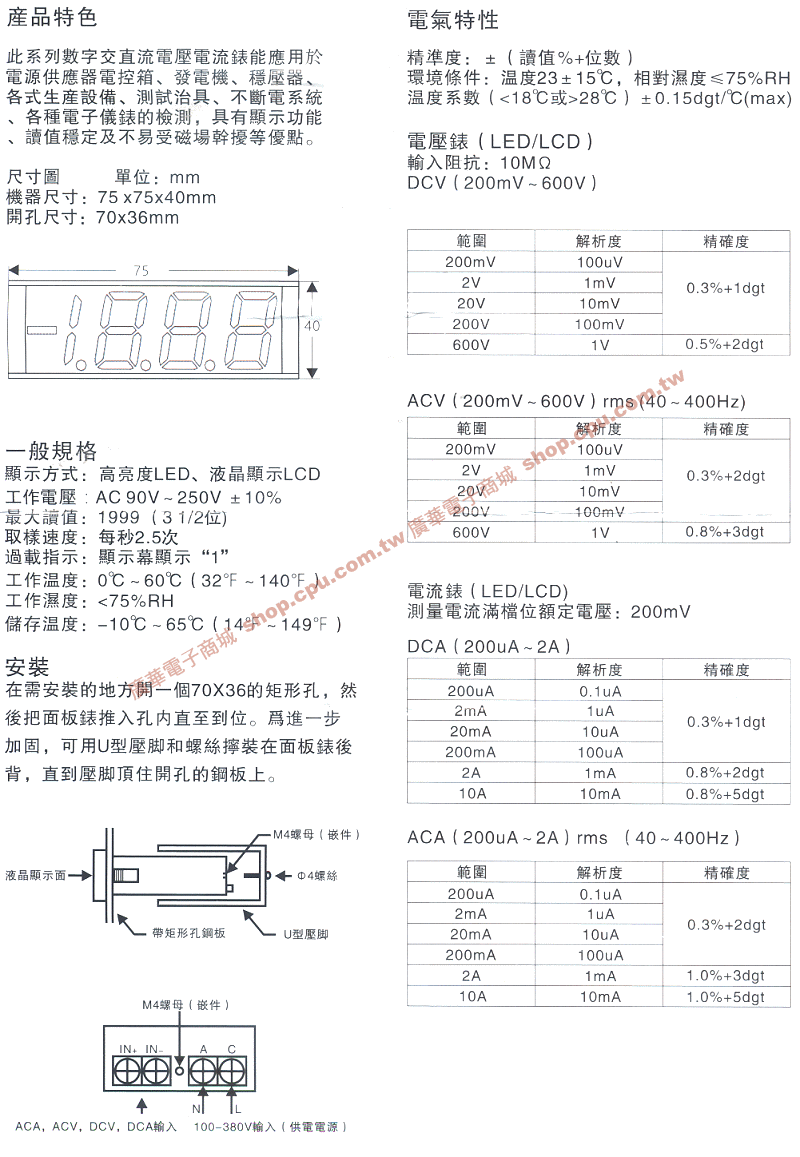 商品說明