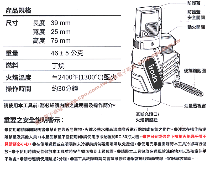 商品說明