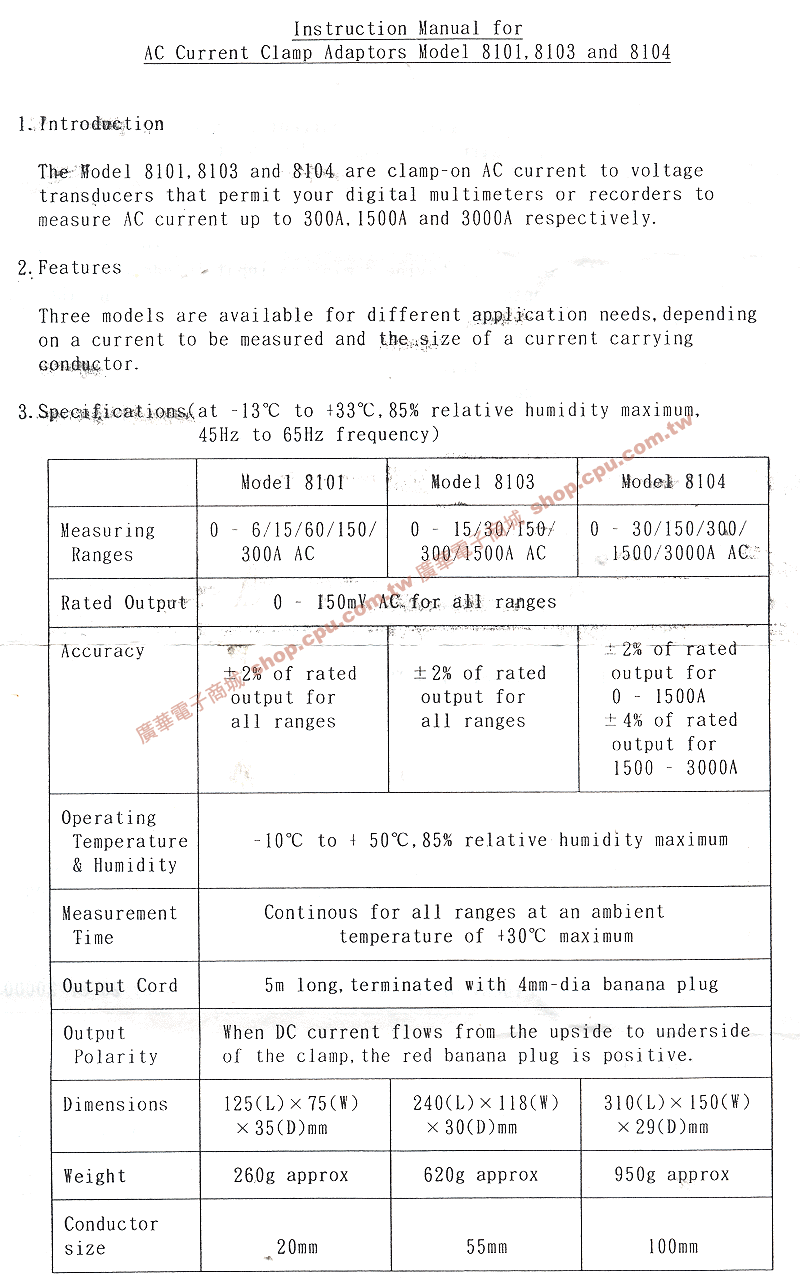 商品說明